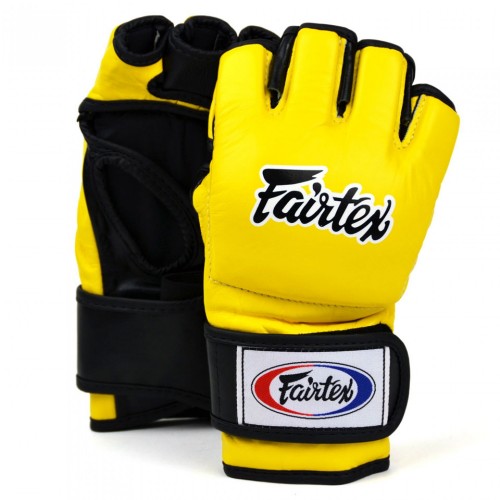 Перчатки MMA Fairtex (FGV-12 yellow)